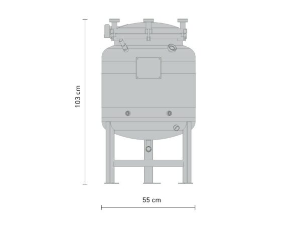 FD sous pression - 120 L - 1.2B